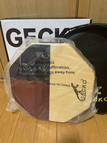 Gecko カホン ブラウン ナチュラル ツートンカラー 新品 未使用