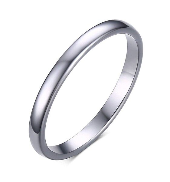 19号 タングステン リング ダイヤモンドに匹敵する硬度 結婚指輪 ペアリング プラチナ