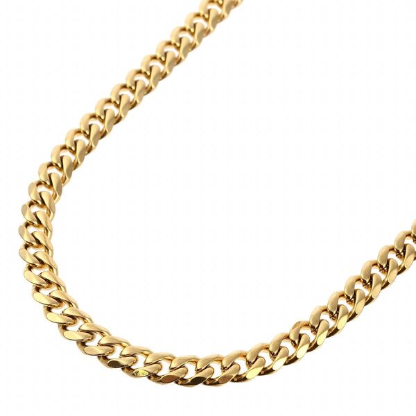 ゴールド 喜平 チェーン 6mm/60cm GOLD ステンレス ネックレス