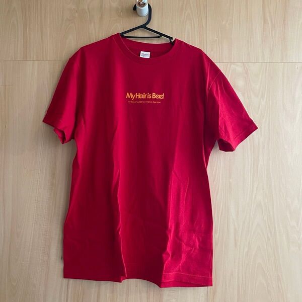 My Hair is Bad さいたまスーパーアリーナ 限定Tシャツ 赤 Lサイズ