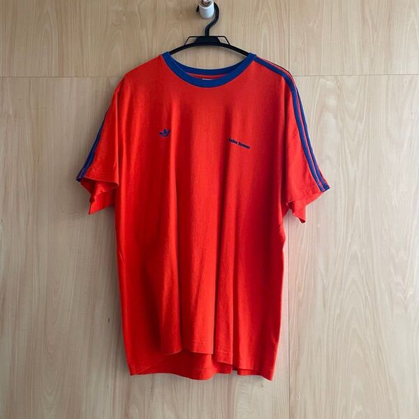 adidas×Wales Bonner Tシャツ オレンジ×ブルー