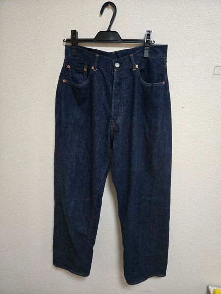 COMOLI◆5P DENIM PANTS/1/コットン/IDG/u03-03013//