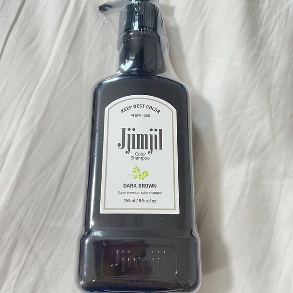ジムジル カラーシャンプー Jjimjil 250ml ダークブラウン