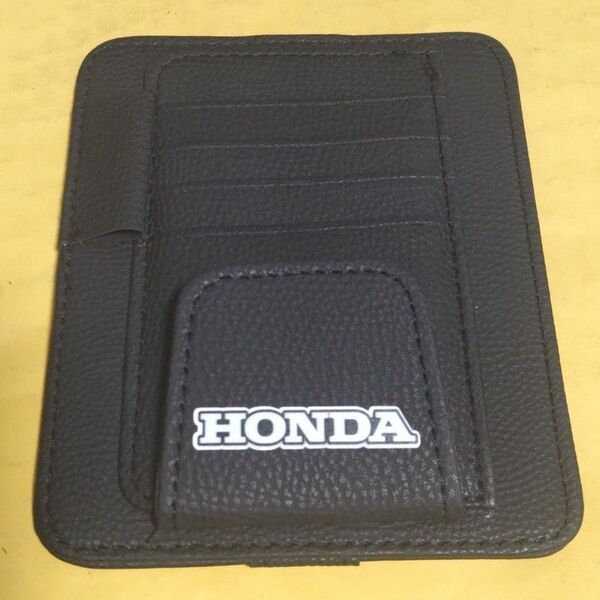 ホンダ レザーサンバイザーカードホルダー。べージュもございます。激安価格値引き交渉不可