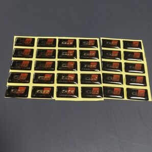 トヨタGR 立体成型ステッカー30p。激安価格値引き交渉不可。