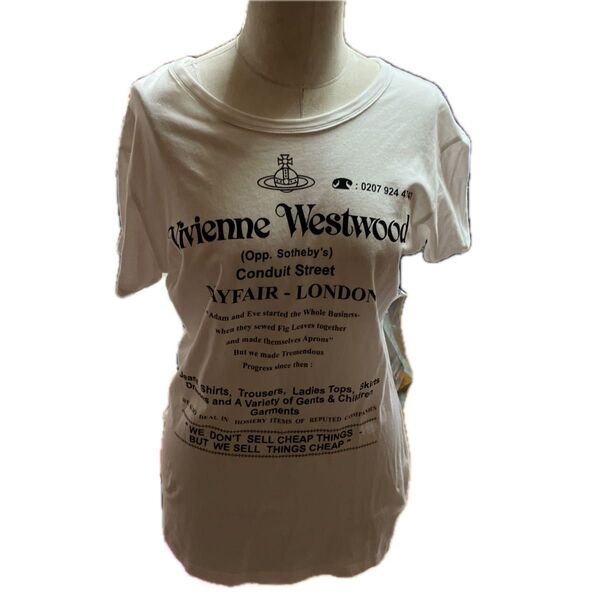 Vivienne Westwood ANGLOMANIA 白Tシャツ