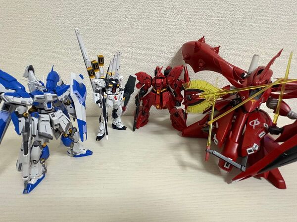 逆襲のシャアRG、HGガンプラまとめ売り 組み立て済み