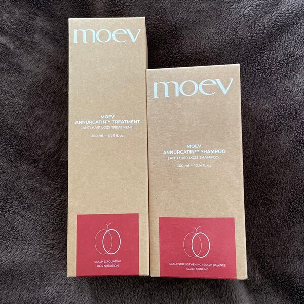 頭皮・抜け毛ケア MOEV アヌカチンシャンプー トリートメントセット
