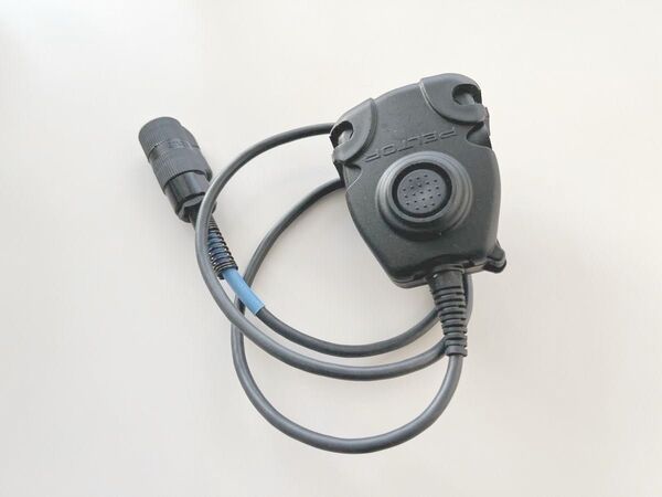 3M PELTOR PTTスイッチ アダプター 無線機 実物 6ピン 管理番号②