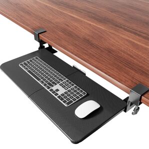 キーボードトレイ スライド式 C型クランプ式 キーボードスライダー PCデスクエクステンダー 引き出し