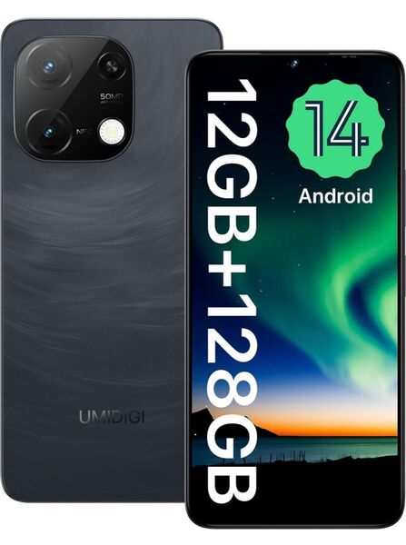 Android 14 スマホ 本体 SIMフリー G9C 12GB+128GB+1TBまで拡張 6.75"HD+大画面