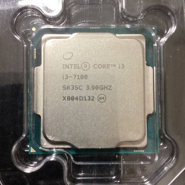 Intel Core i3-7100 CPU 3.90GHz 動作確認済み