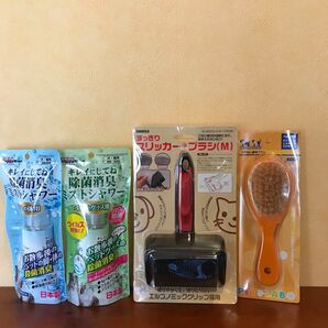 ドギーマン キレイにしてね 除菌消臭ミストシャワー 他ペットケア詰め合わせ 4品