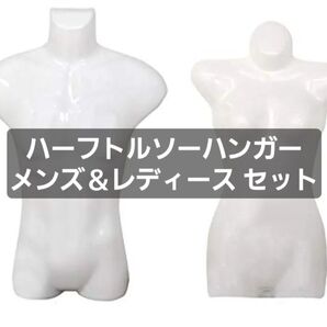 ハーフトルソーハンガー メンズ&レディースセット