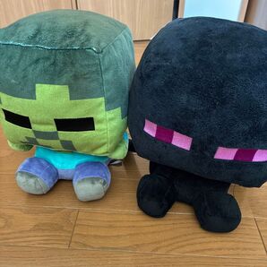 Minecraft ゾンビ エンダーマン ぬいぐるみ 2個セット