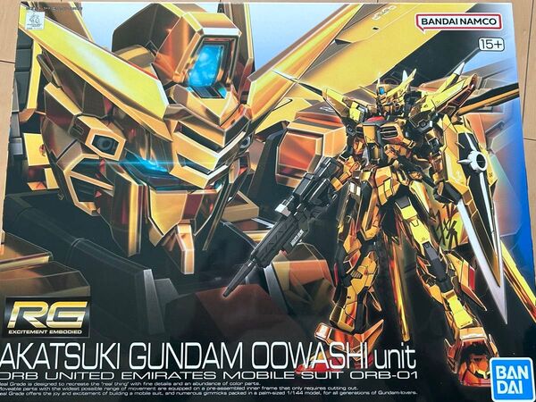 未組立 RG 1/144 アカツキガンダム (オオワシ装備) プラモデル ガンダムSEED FREEDOM オオワシ装備