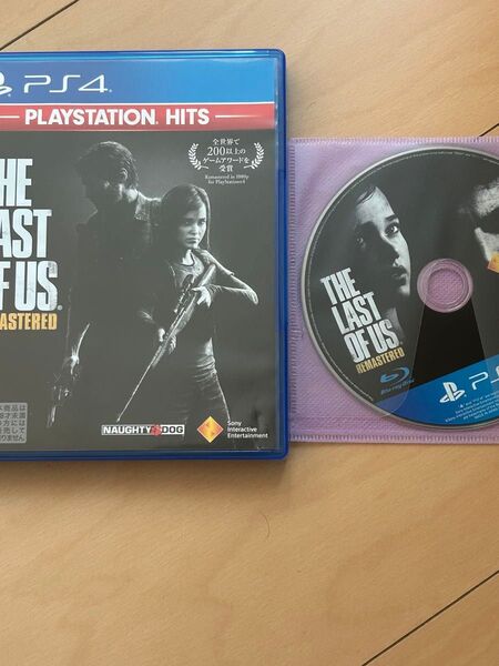 PS4 THE LAST OF US リマスタード 中古 ケース破れ有り