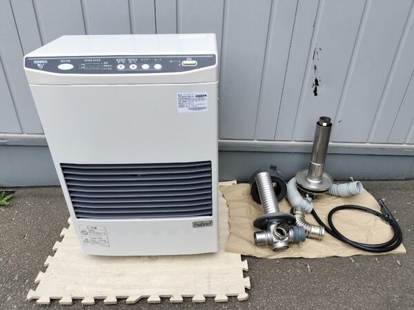 サンポットFFストーブ 動作了解 対流ファン新品交換済み 付属品全てセット
