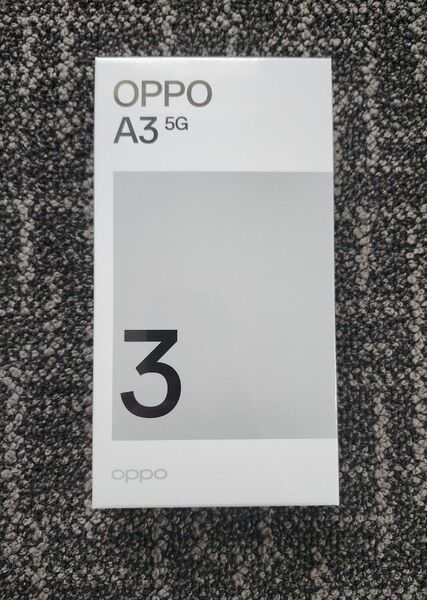 (新品・未開封) OPPO A3 5G SIMフリー ブラック Y!mobile版