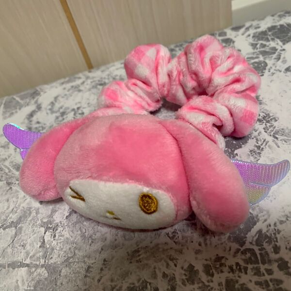 サンリオキャラクターズ エモきゅ〜と エンジェル ぴょこきゅん シュシュ マイメロディ ヘアゴム