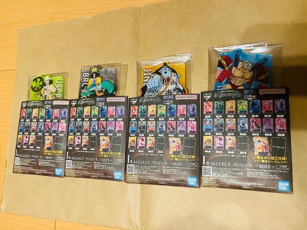 ワンピース 一番くじ アクリルスタンド アクスタ ACLLECT ウソップ フランキー ジンベエ ブルック