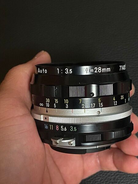 Nikkor -H auto 28mm f3.5 NIKKOR-S