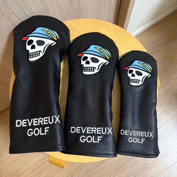 【未使用】DEVEREUX GOLF - DR/FW/UT用ヘッドカバーセット