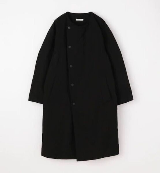 クリーニング済macphee ポリエステルコットンダウン ノーカラーコート