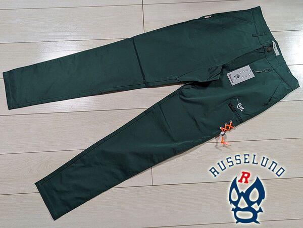 RUSSELUNO ラッセルノ ルチャ ゴルフパンツ メンズ 5 L グリーン 緑 定価15,400円 スラックス GOLF