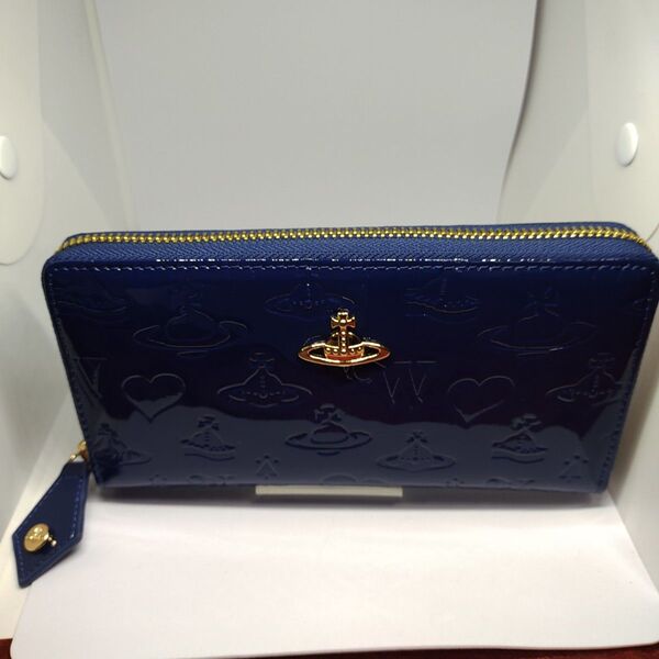 310青ヴィヴィアンウエストウッド Vivienne Westwood 長財布 新品未使用アウトレット ラウンドファスナー