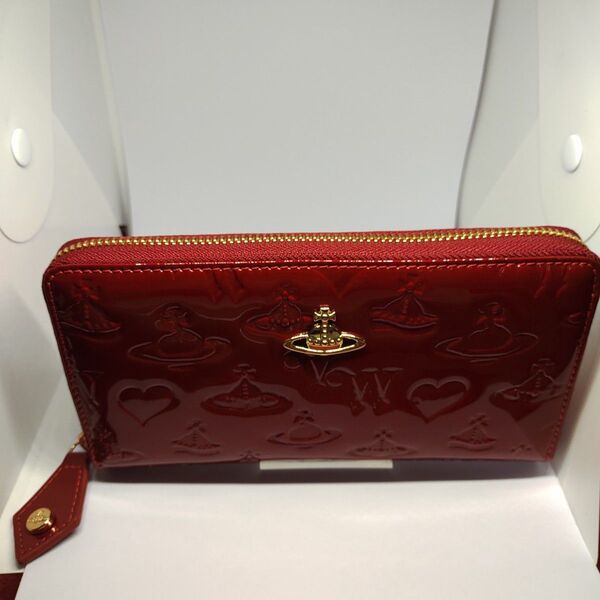310BRGUNDYヴィヴィアンウエストウッド Vivienne Westwood 長財布 新品未使用アウトレット
