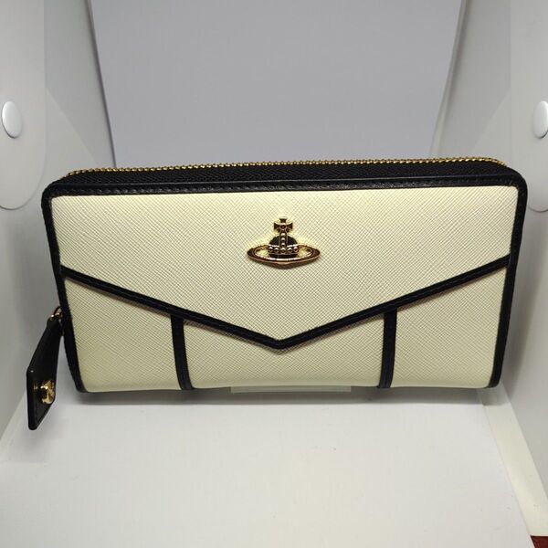 317白ヴィヴィアンウエストウッド Vivienne Westwood 長財布 新品未使用アウトレット ラウンドファスナー