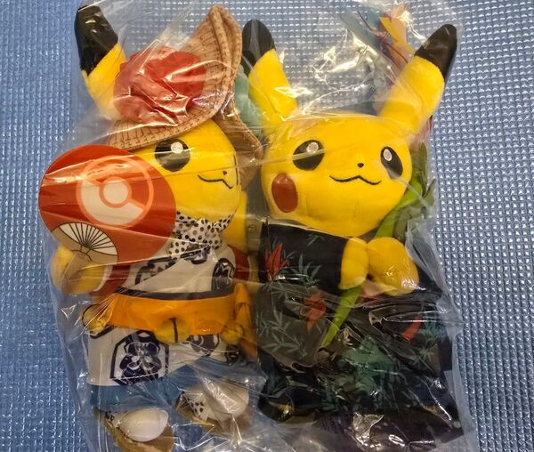 七夕祭 ねぶた祭 ピカチュウ ぬいぐるみ 2個セット ポケモンセンタートウホクR
