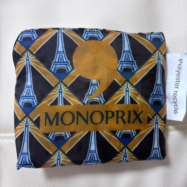 新品 モノプリ フランススーパーマーケット MONOPRIX エコバッグ エッフェル塔 パリ トートバッグ エコバック かばん