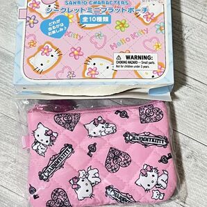 サンリオ シークレットミニフラットポーチ キルト チャーミーキティ