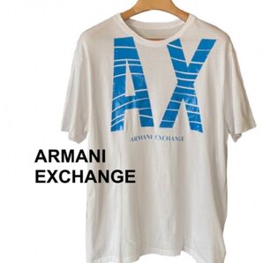 ARMANI EXCHANGE AXロゴ Tシャツ ホワイト XL 半袖Tシャツ