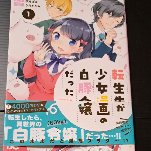 転生先が少女漫画の白豚令嬢だった 1 (ビーズログコミックス) 花野リサ/著 桜あげは/原作 ひだかなみ/キャラクター原案
