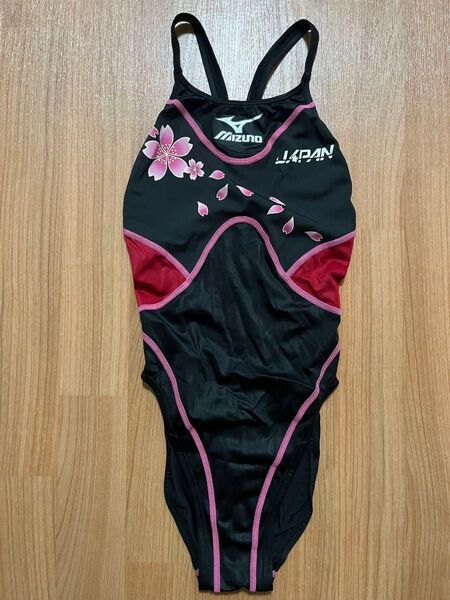 レディース MIZUNO 桜JAPAN 競泳水着 アクセルスーツ ハイレグ M