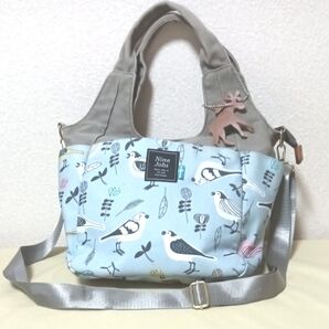 ニーナヨブス トナカイチャーム付き2wayバッグ