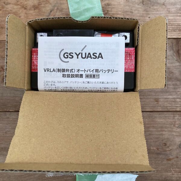 GS YUASA VRLA オートバイ用バッテリー 未使用