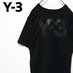 人気モデル ワイスリー バック ロゴ ブラック 半袖 Tシャツ