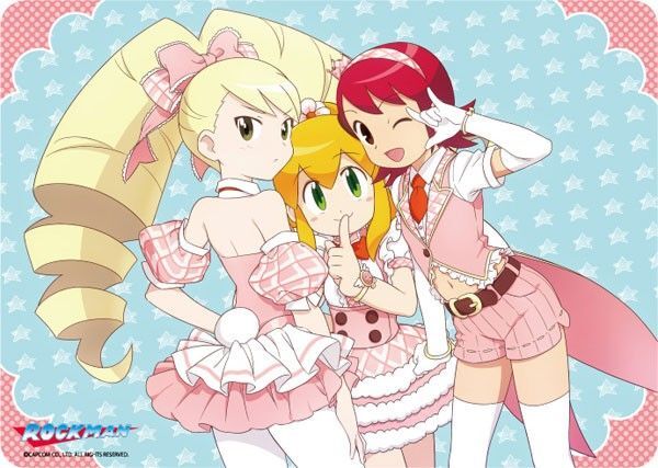 万能ラバーマット ロックマン アイドル「ロール・メイル・ルナ」リバイバル