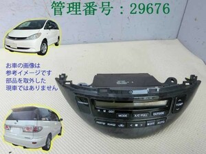 H14 エスティマ AHR10W エアコンパネル/ACパネル/ACスイッチ/エアコン操作パネル