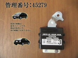 H23 SAI AZK10 ヘッドランプレベリングコンピューター