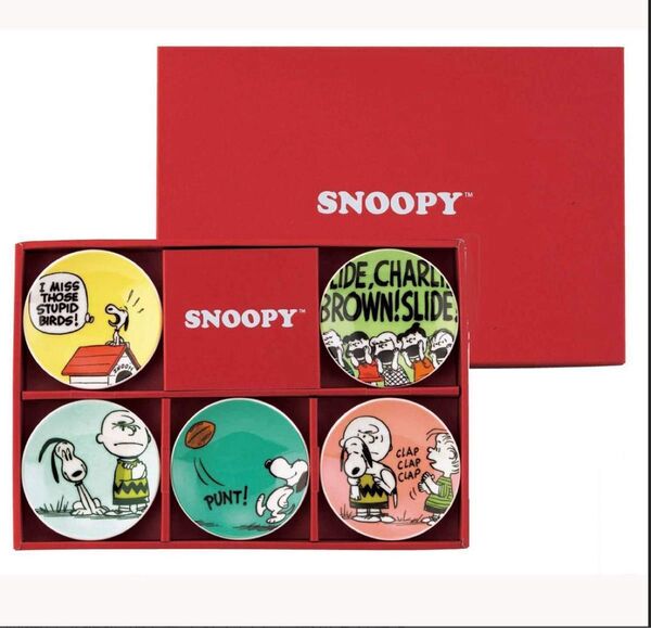 PEANUTS(ピーナッツ) スヌーピー 豆皿 5枚セット