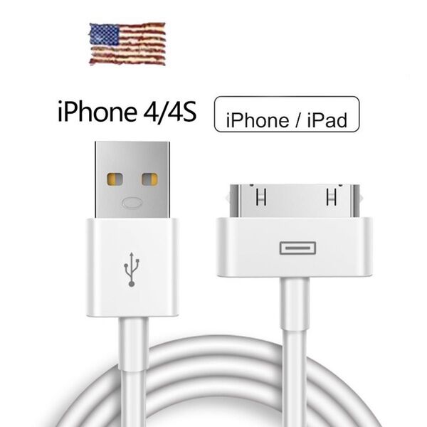 旧型 iPod・iPhone・iPad用dockコネクター充電ケーブル充電器 iPod充電