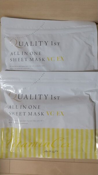 クオリティファースト オールインワンシートマスク VC EX 20枚入り×2袋