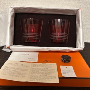 エルメス アトラージュ ルージュ グラス ゴブレット