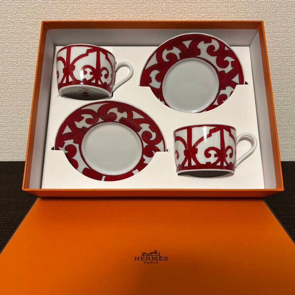 エルメス ガダルキヴィール ティー カップ&ソーサー 新品未使用