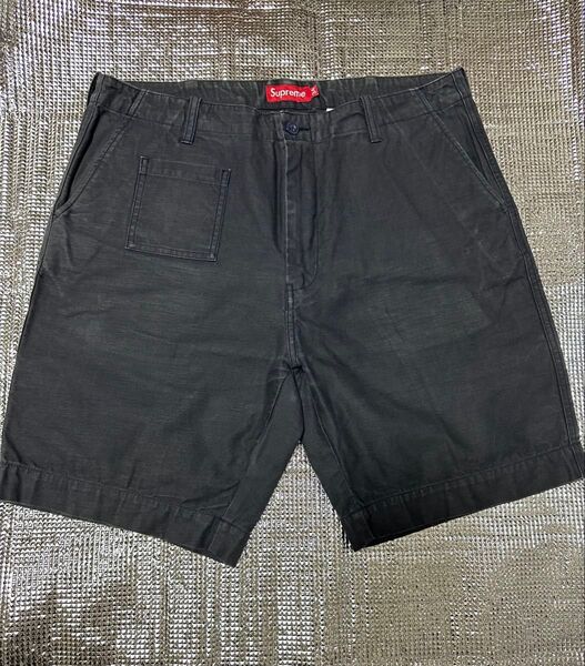 supreme military shorts シュプリーム ミリタリーショーツ ショートパンツ NAVY 紺 34インチ L